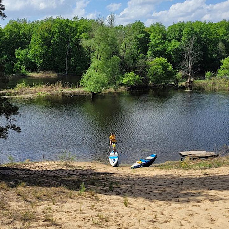 Сап-сплав по реке Битюг в Воронеже г.Воронеж
