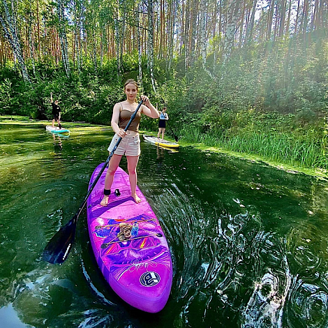Сап-прогулка в Бердске «Лисья Нора» г.Бердск
