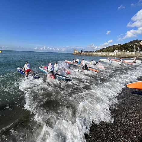 Соревнования по сапсерфингу в Ялте «Новогодний SUP»  г.Ялта