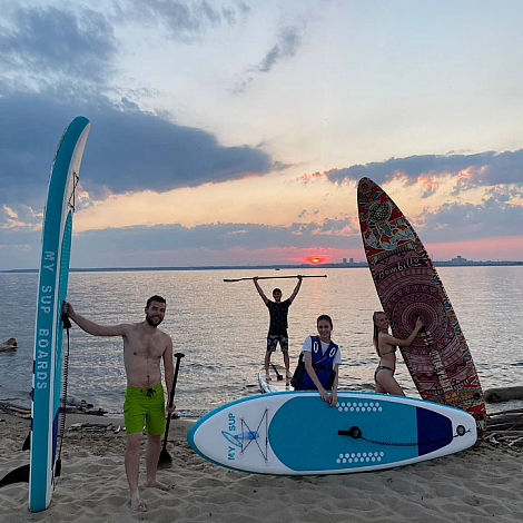 Сап-прогулка в Новосибирске «Необитаемый остров» г.Новосибирск