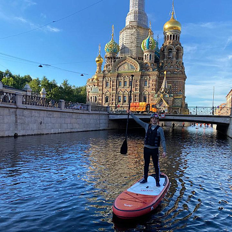 Сап-прогулка в Петербурге «Спас на Крови» г.Санкт-Петербург