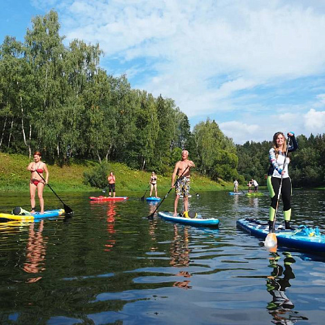 Сплав на сапах по Москва-реке (Гигирево-Звенигород) г.Москва