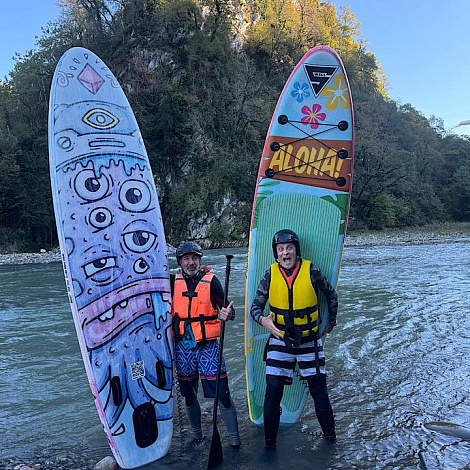 Сап-сплав в Сочи по реке Мзымта г.Сочи